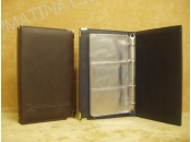 Business Card Case - Leatherette with mechanism